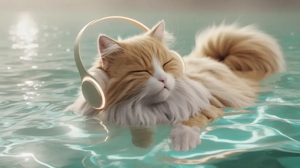 Tropical Cat Dreamscape